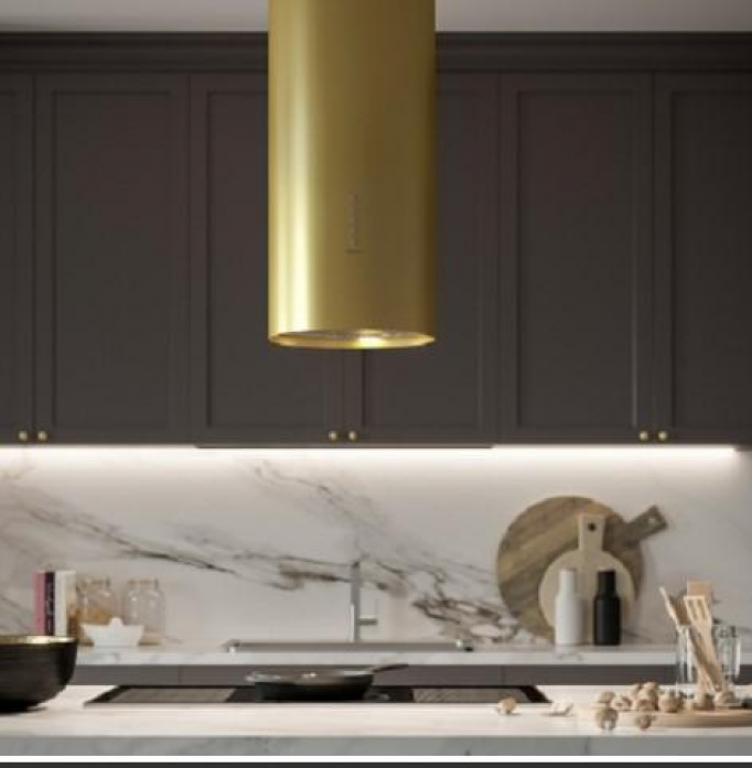 Островная вытяжка Falmec Polar Isola Gold 35 CPWI90.E4P2#ZZZC491F в магазине «На диване» в Чите  — Выгодная цена