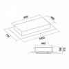 Островная вытяжка Falmec Aura IS.120 P.E.(потолочная, белое стекло) CAEI20.E0P2#ZZZB461F в магазине «На диване» в Чите  — Выгодная цена