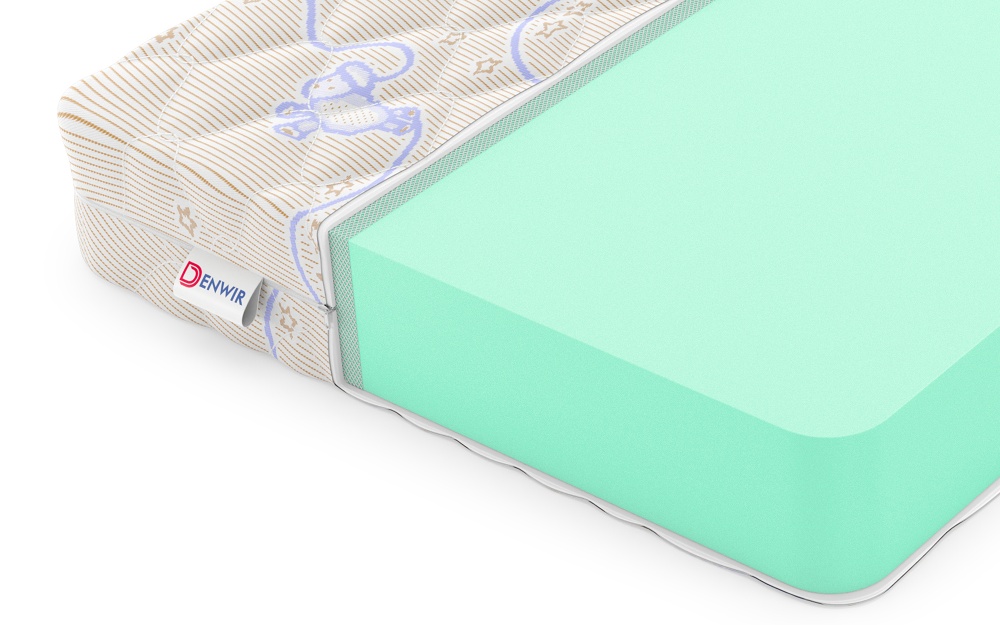 Детский матрас Denwir Baby Springless Eco Foam 14 (БЕБИ СПРИНГЛС ЭКО ФОМ 14) в магазине «На диване» в Чите  — Выгодная цена